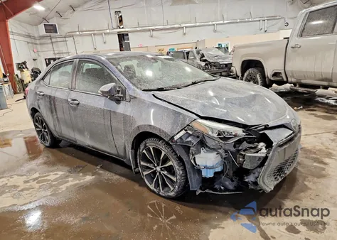 2017 Toyota Corolla L из США, поврежденный, VIN 2T1BURHE2HC770817